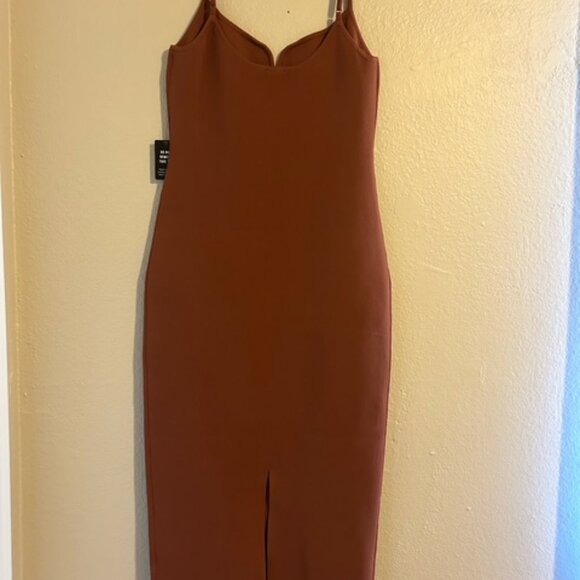 NWT - Body Contour V-Wire Sleeveless Midi Sweater Dress - Picture 4 of 4